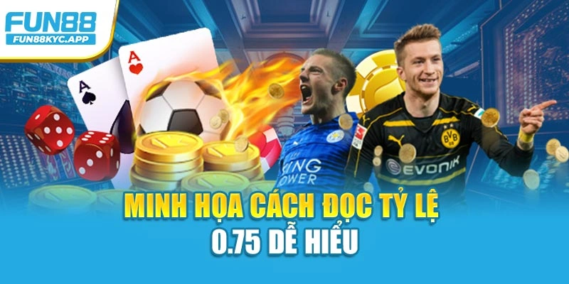 Minh họa cách đọc tỷ lệ 0.75 dễ hiểu