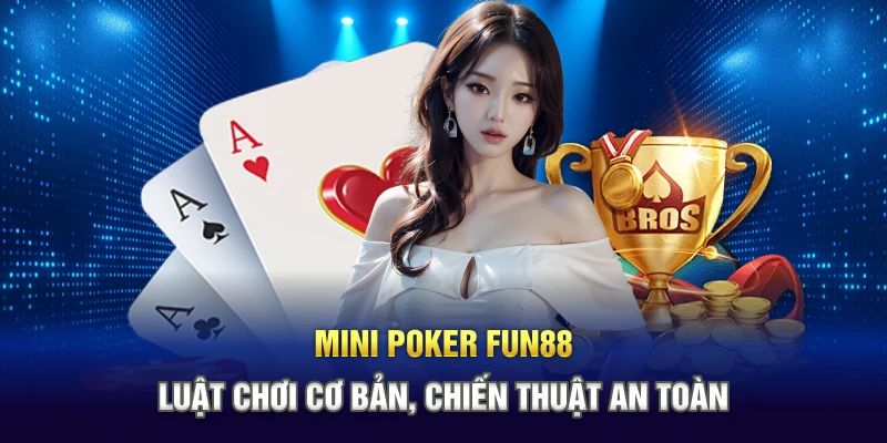 Mini Poker Fun88 - Luật Chơi Cơ Bản, Chiến Thuật An Toàn