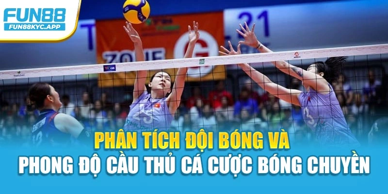 Phân tích đội bóng và phong độ cầu thủ cá cược bóng chuyền